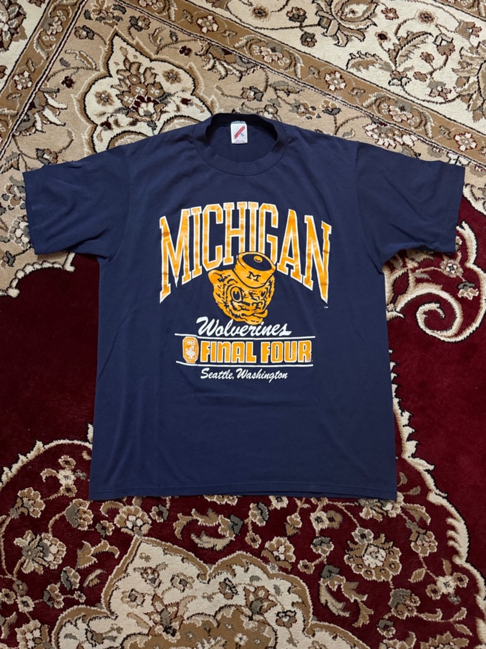 Michigan Wolverines Final Four T-Shirt 1989 men’s XL